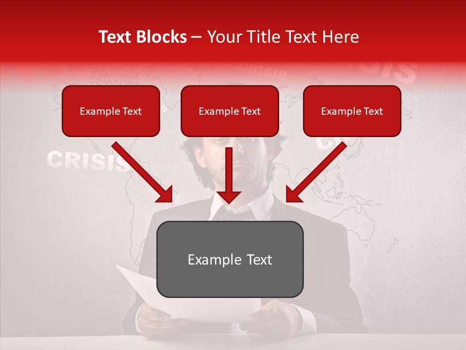 Man Pressman Crisis PowerPoint Template