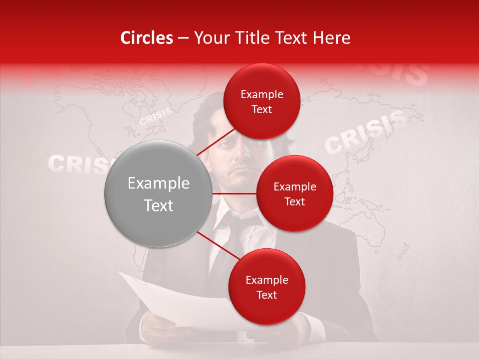 Man Pressman Crisis PowerPoint Template