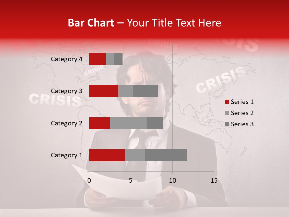 Man Pressman Crisis PowerPoint Template