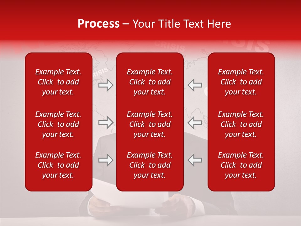 Man Pressman Crisis PowerPoint Template