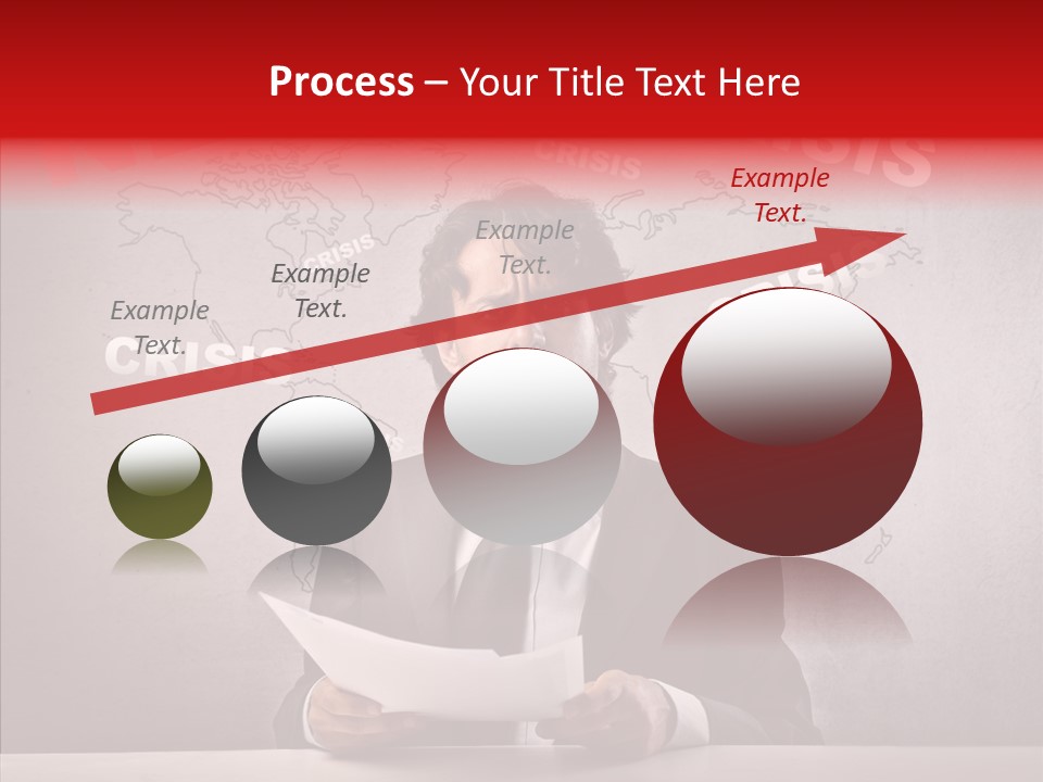 Man Pressman Crisis PowerPoint Template
