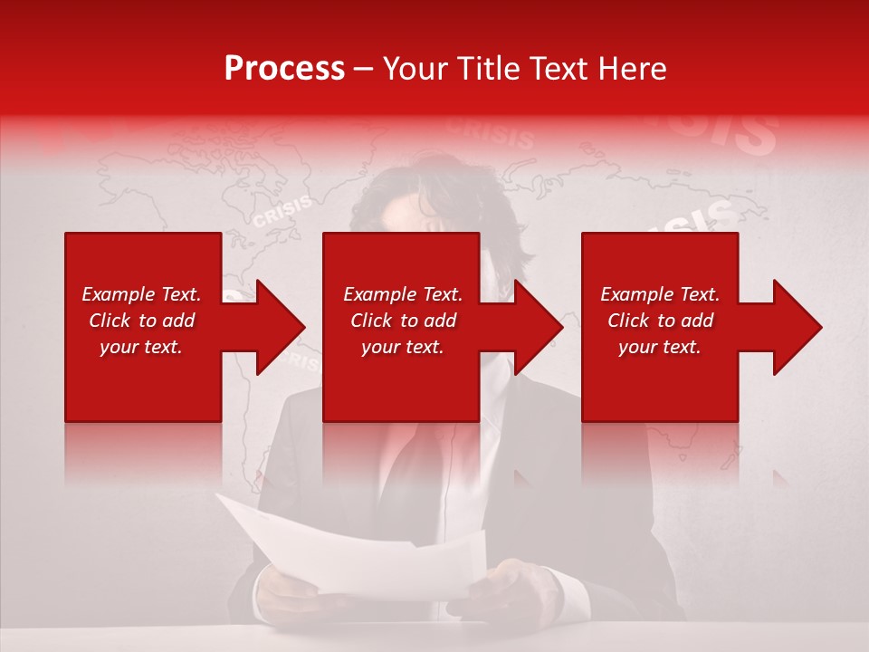 Man Pressman Crisis PowerPoint Template