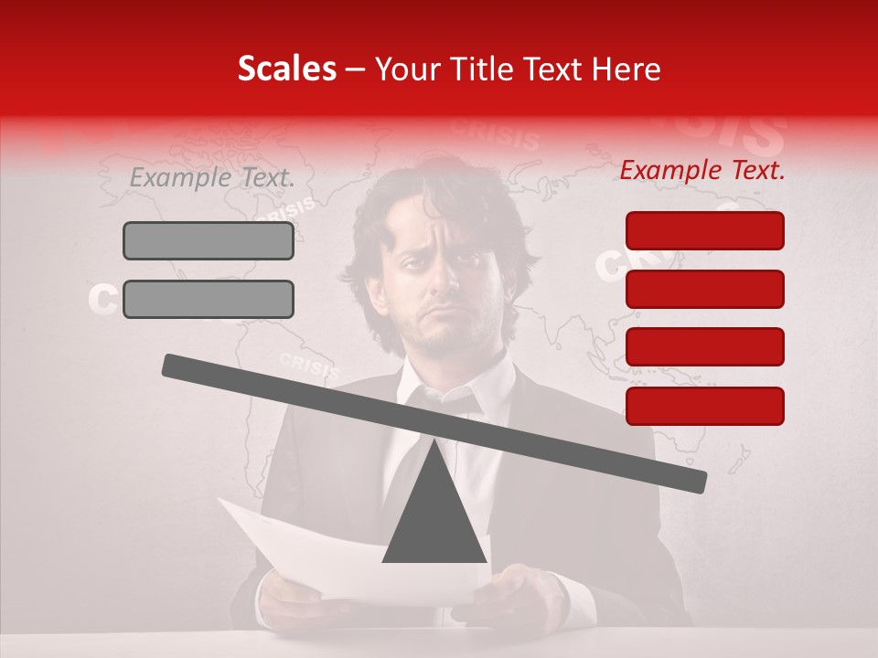 Man Pressman Crisis PowerPoint Template