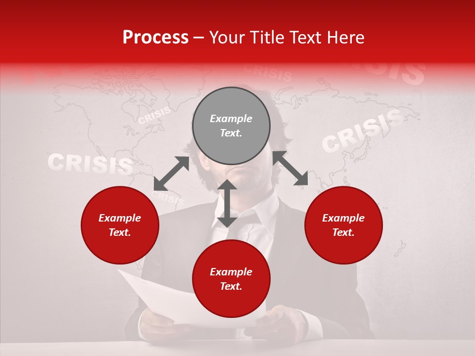 Man Pressman Crisis PowerPoint Template