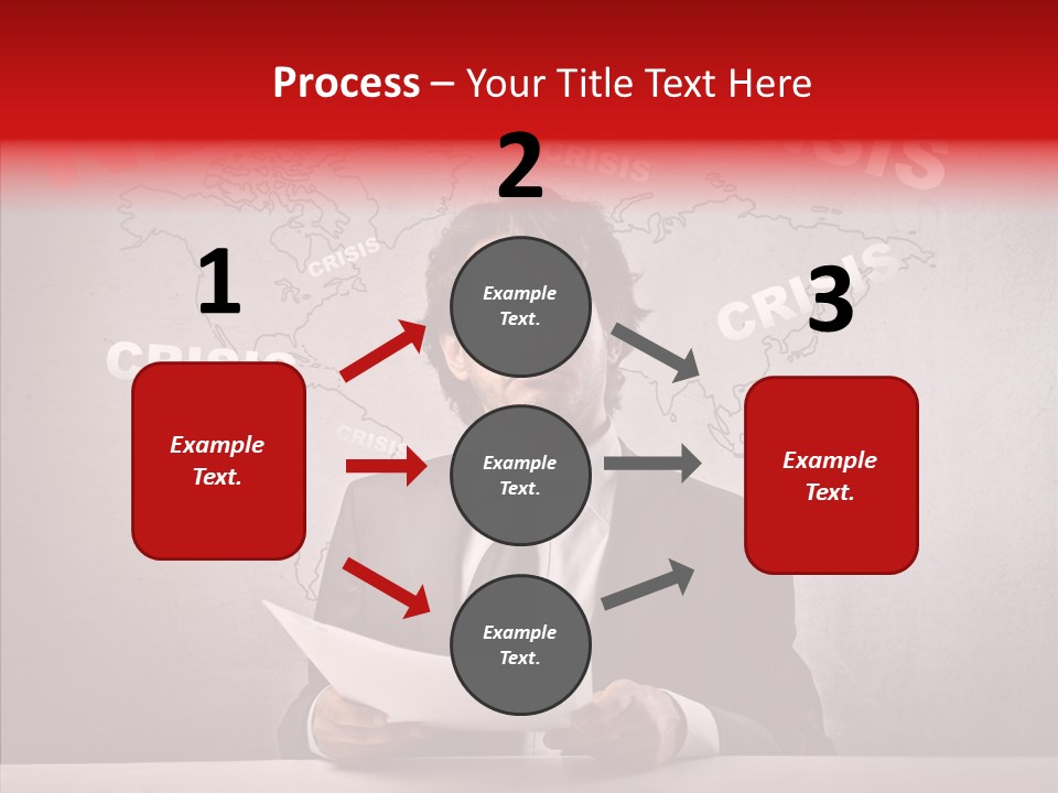 Man Pressman Crisis PowerPoint Template