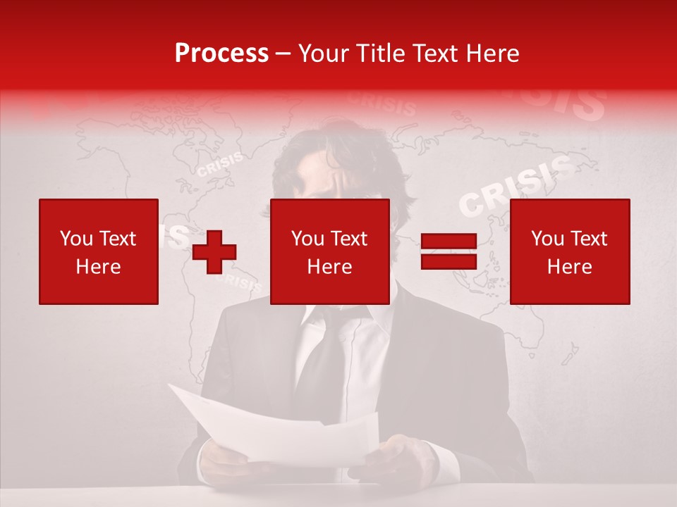 Man Pressman Crisis PowerPoint Template