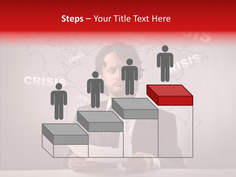 Man Pressman Crisis PowerPoint Template