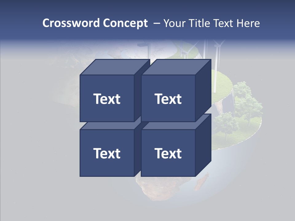 Engineering Evening Turbine PowerPoint Template