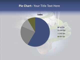 Engineering Evening Turbine PowerPoint Template