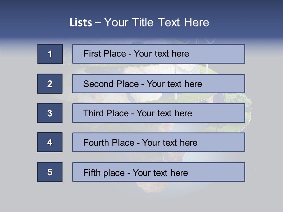 Engineering Evening Turbine PowerPoint Template