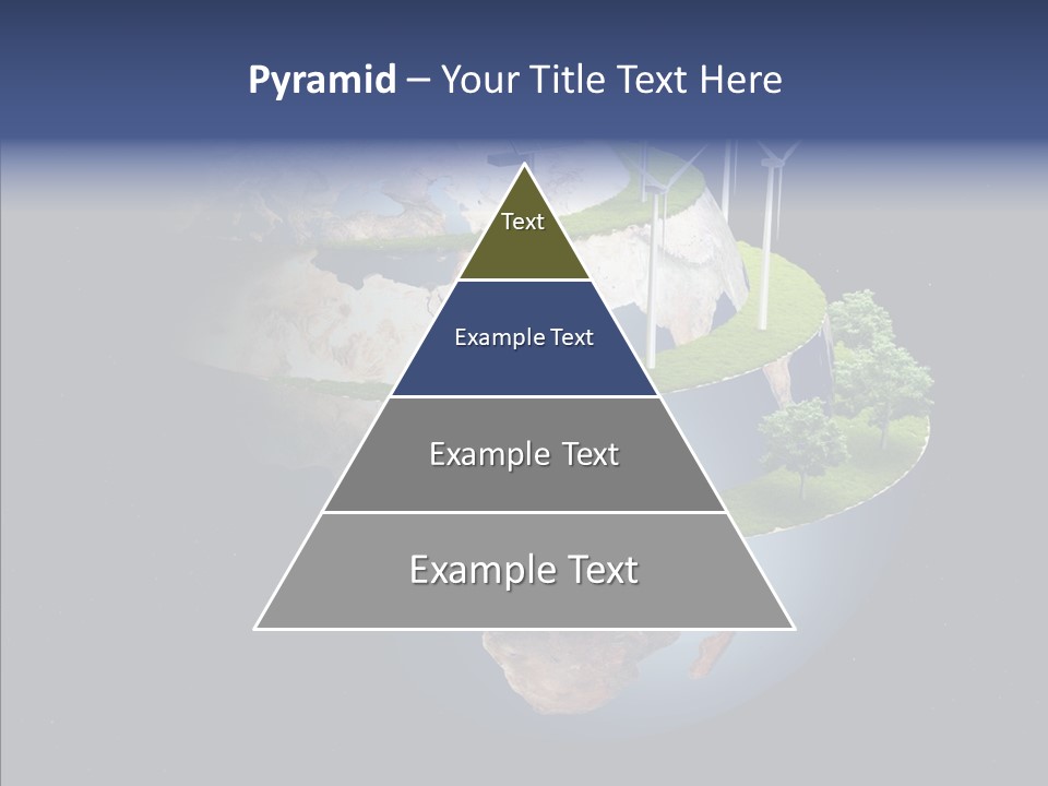 Engineering Evening Turbine PowerPoint Template