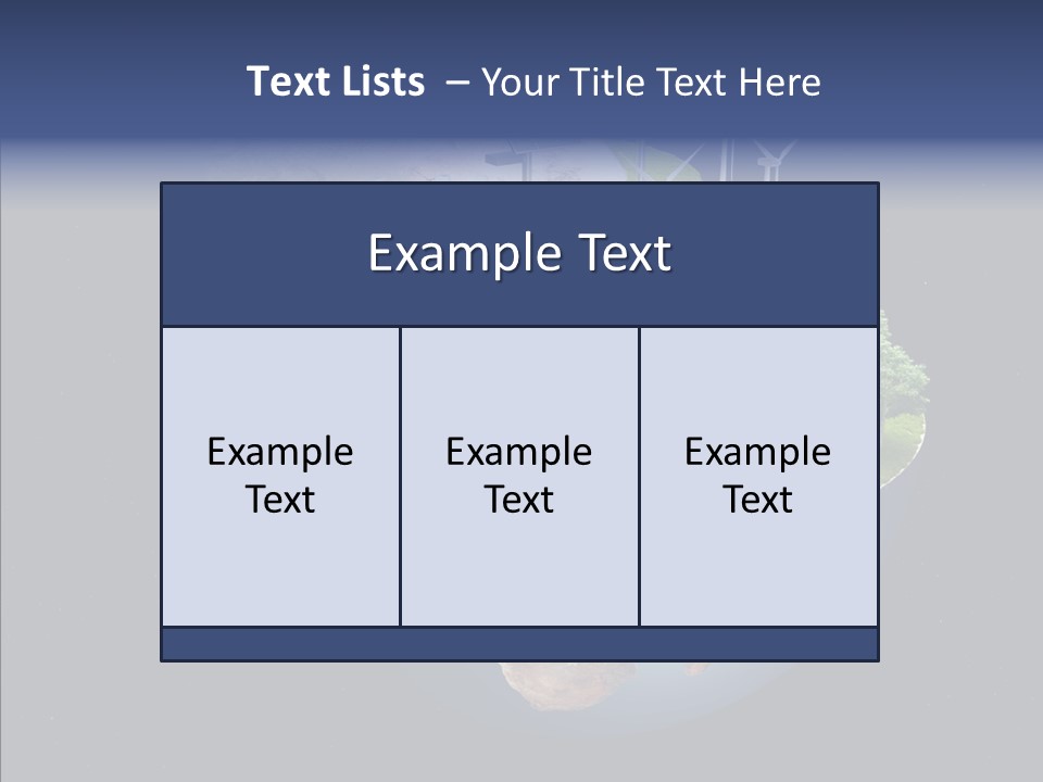 Engineering Evening Turbine PowerPoint Template