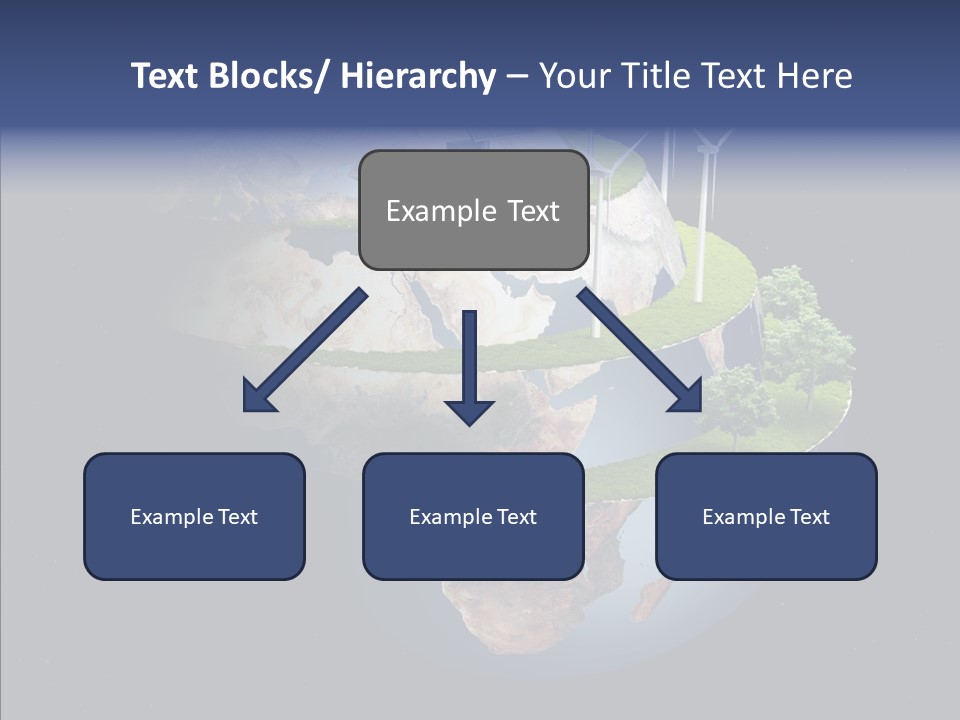 Engineering Evening Turbine PowerPoint Template