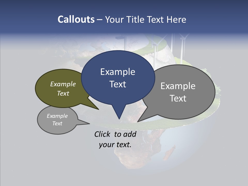 Engineering Evening Turbine PowerPoint Template