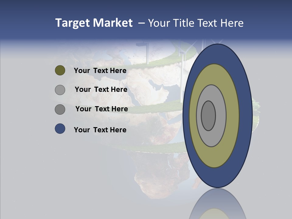 Engineering Evening Turbine PowerPoint Template