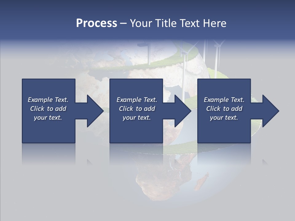 Engineering Evening Turbine PowerPoint Template