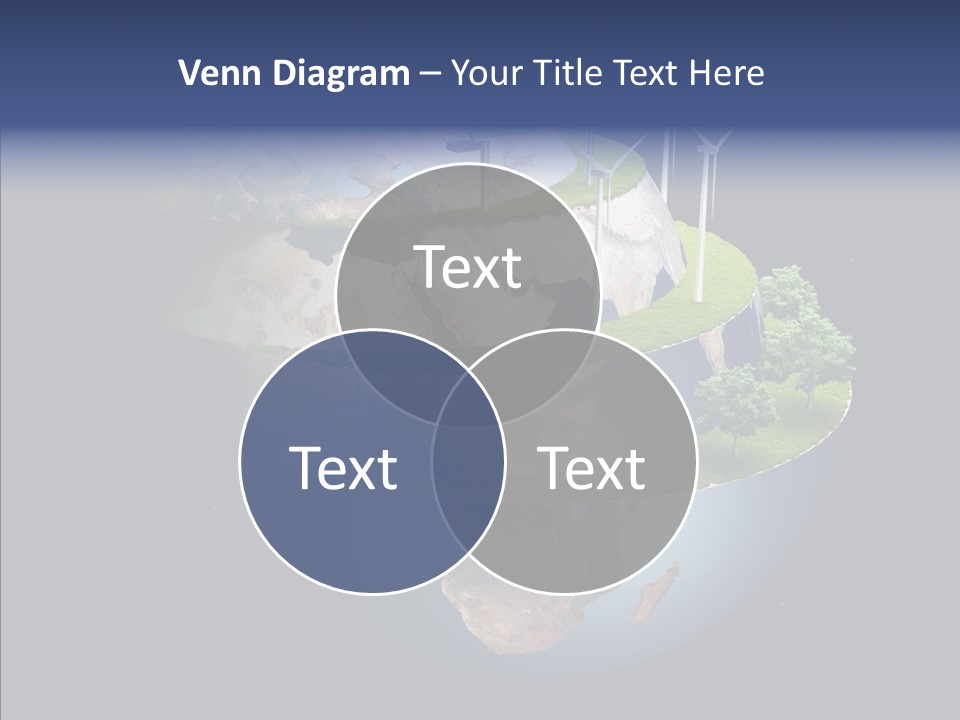Engineering Evening Turbine PowerPoint Template