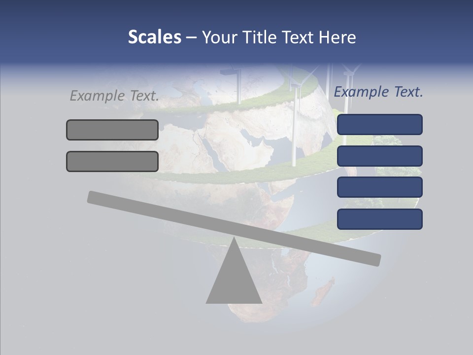 Engineering Evening Turbine PowerPoint Template