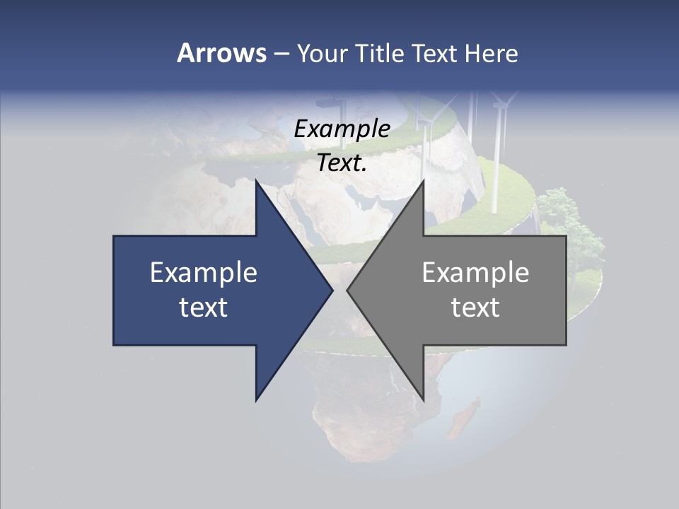 Engineering Evening Turbine PowerPoint Template