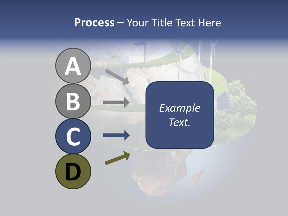 Engineering Evening Turbine PowerPoint Template
