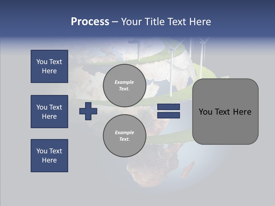 Engineering Evening Turbine PowerPoint Template