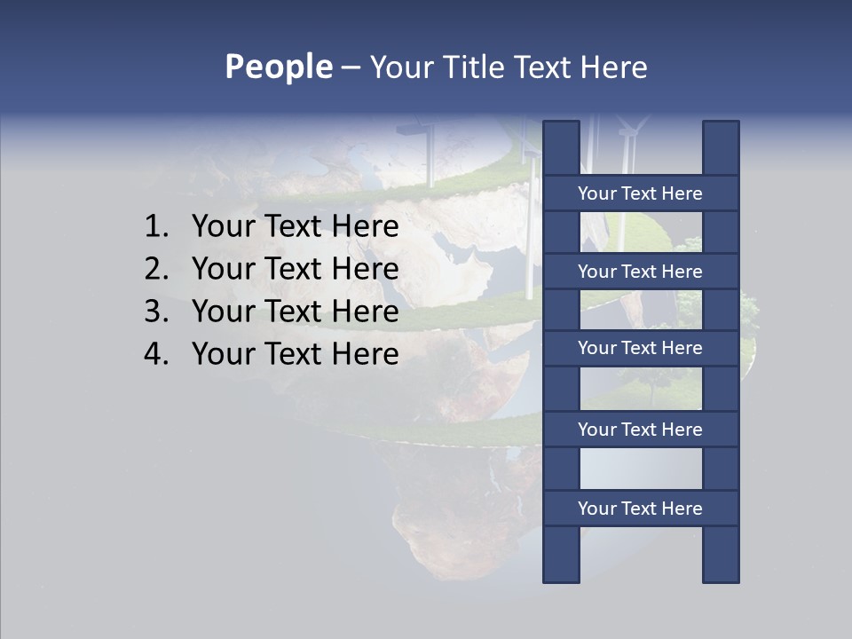 Engineering Evening Turbine PowerPoint Template