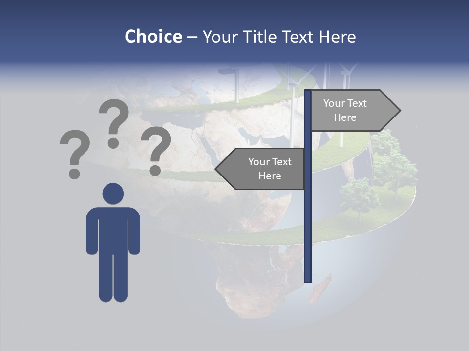 Engineering Evening Turbine PowerPoint Template