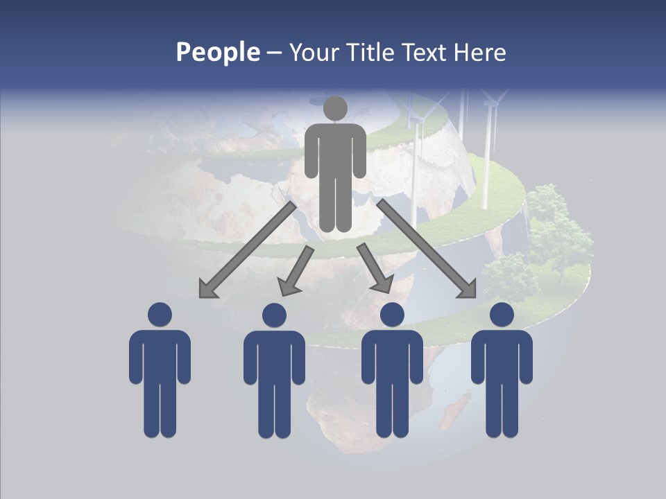 Engineering Evening Turbine PowerPoint Template