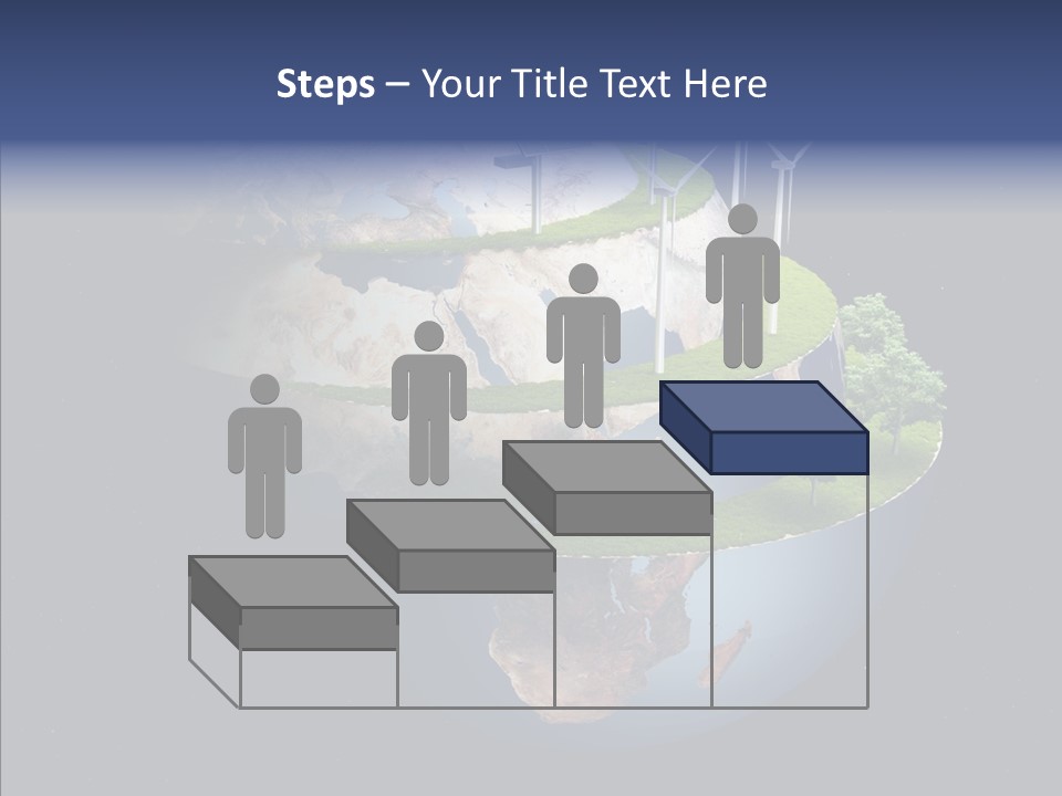 Engineering Evening Turbine PowerPoint Template