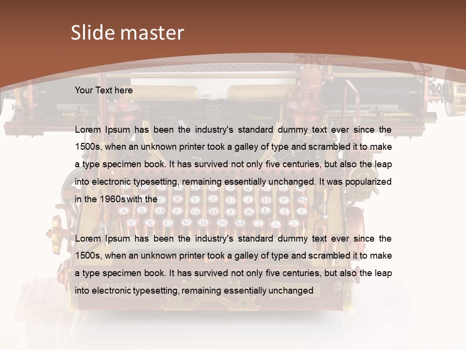 Future Homemade Vintage PowerPoint Template