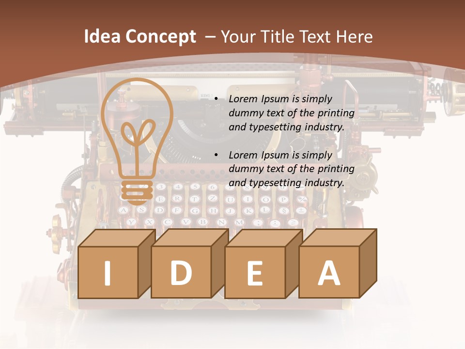 Future Homemade Vintage PowerPoint Template