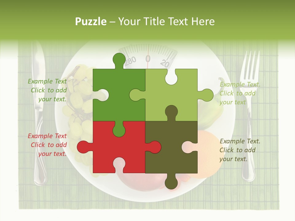 Lemon Overweight Scale PowerPoint Template