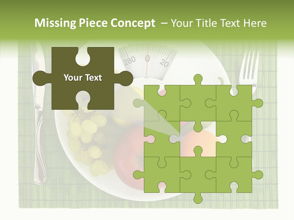 Lemon Overweight Scale PowerPoint Template