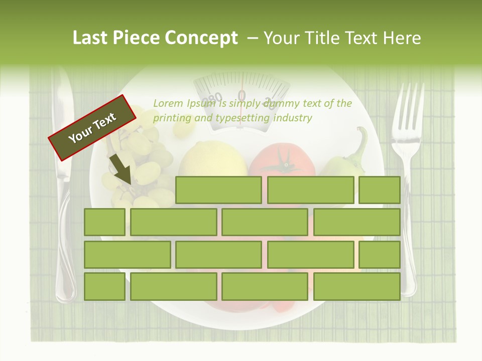 Lemon Overweight Scale PowerPoint Template
