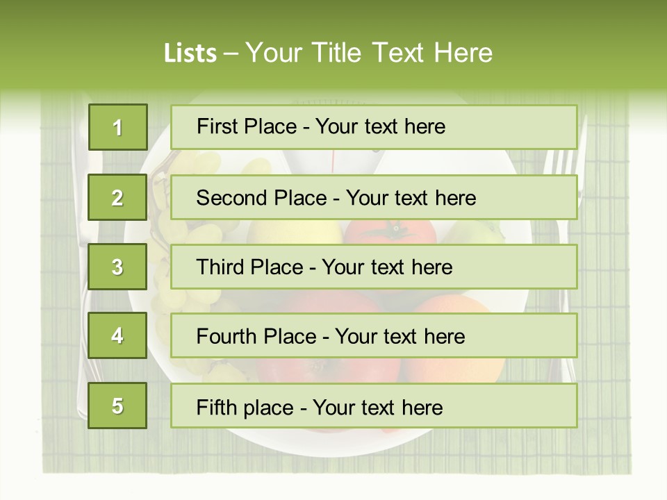 Lemon Overweight Scale PowerPoint Template