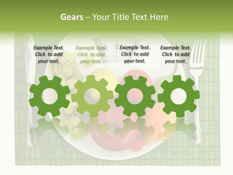 Lemon Overweight Scale PowerPoint Template