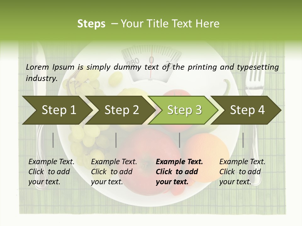 Lemon Overweight Scale PowerPoint Template