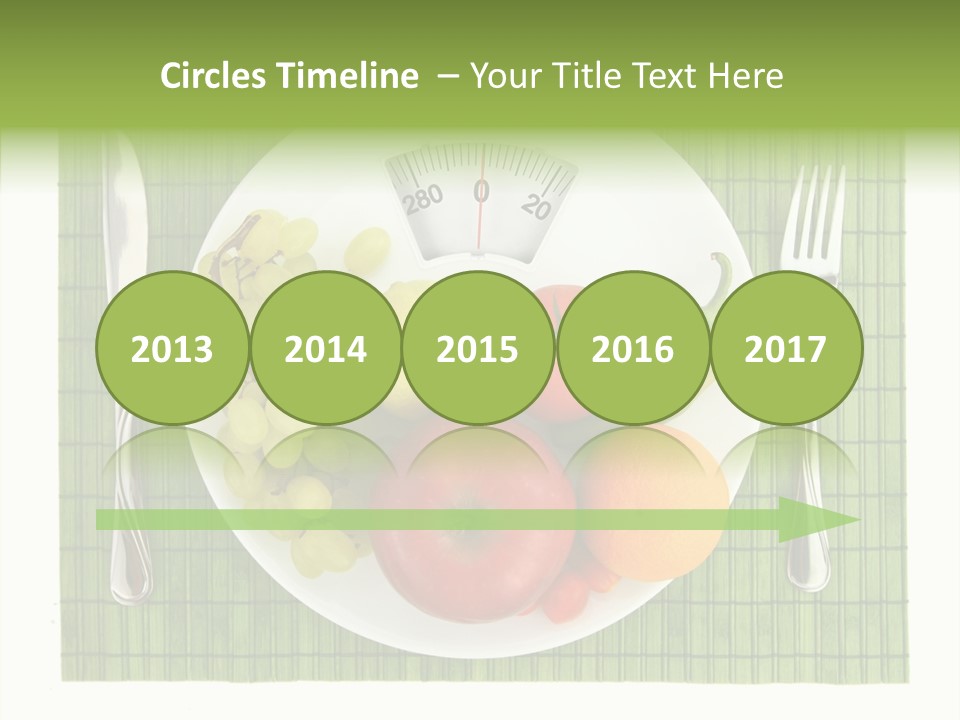 Lemon Overweight Scale PowerPoint Template