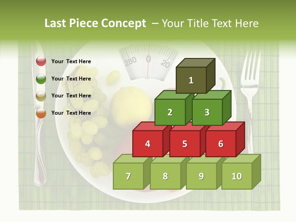 Lemon Overweight Scale PowerPoint Template