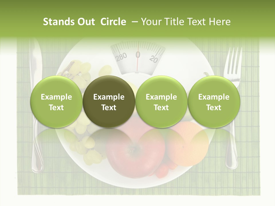 Lemon Overweight Scale PowerPoint Template