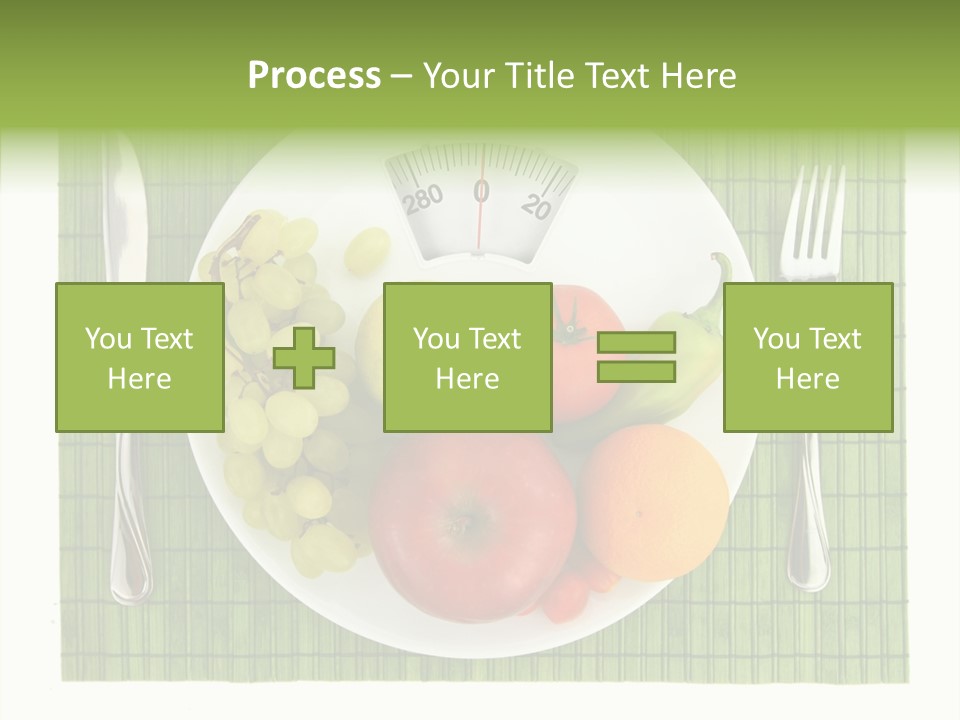 Lemon Overweight Scale PowerPoint Template