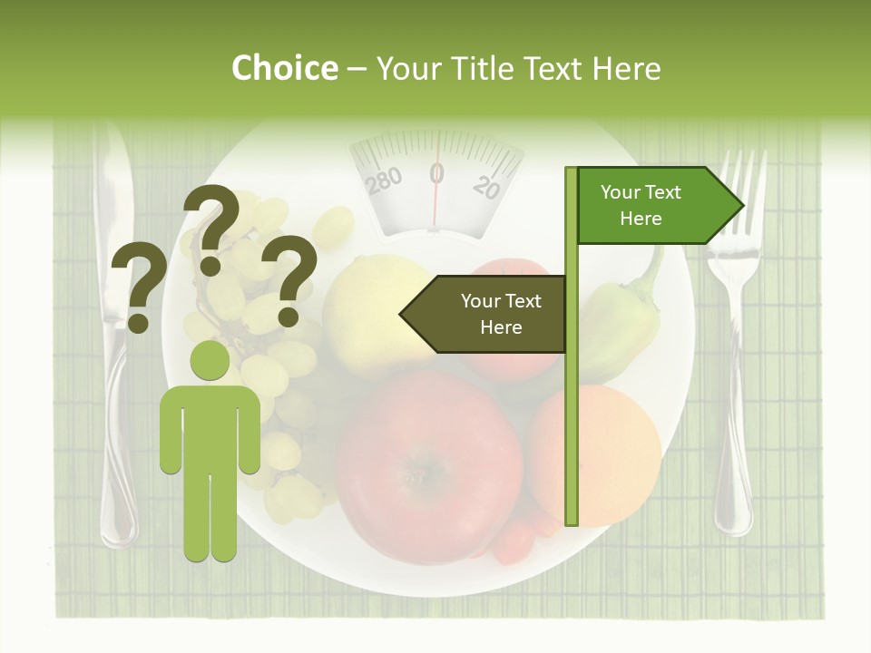 Lemon Overweight Scale PowerPoint Template