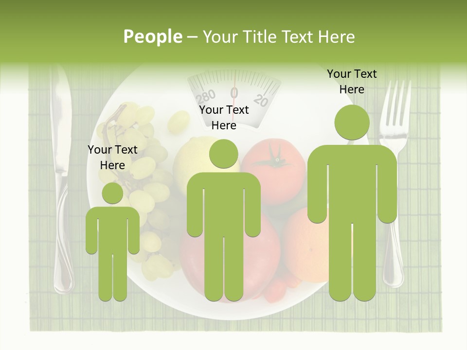 Lemon Overweight Scale PowerPoint Template