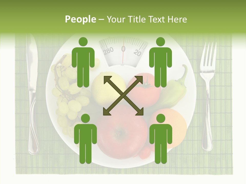 Lemon Overweight Scale PowerPoint Template