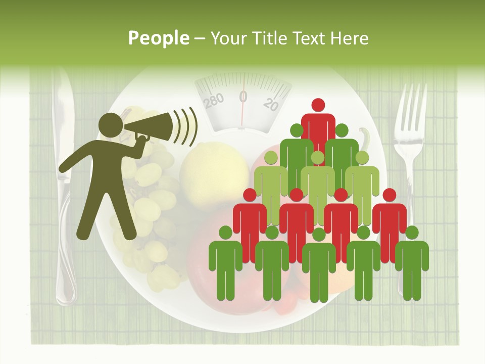 Lemon Overweight Scale PowerPoint Template