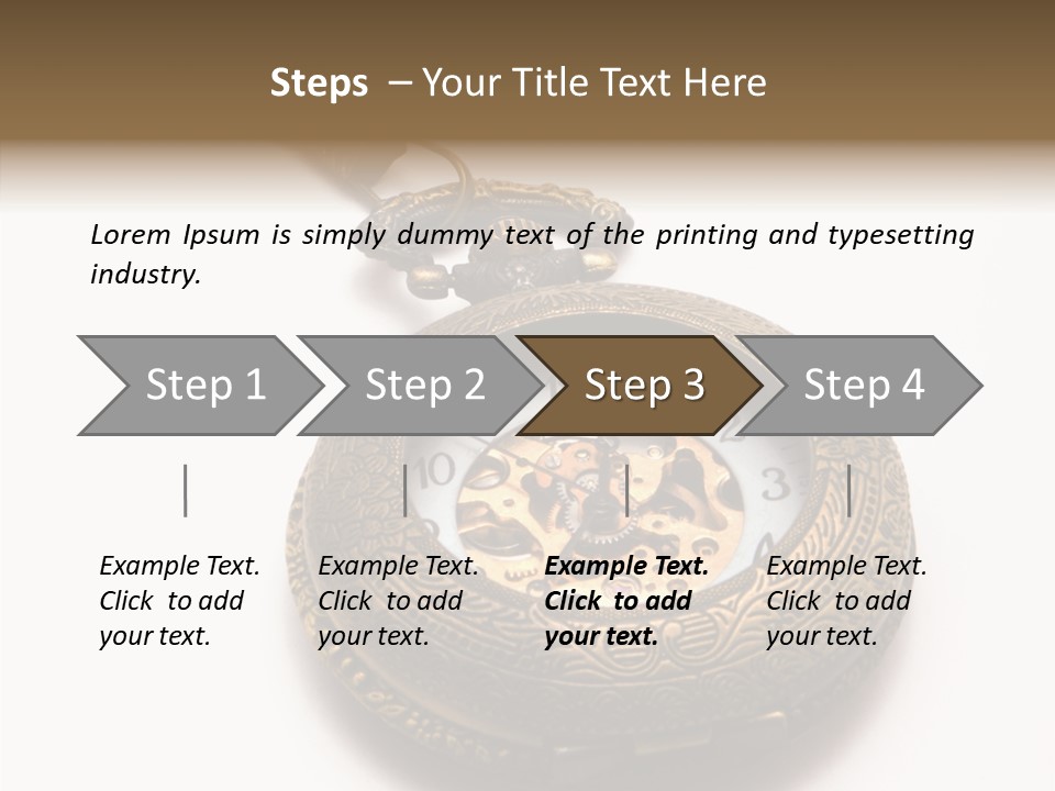 Cogs Ornate Minute PowerPoint Template