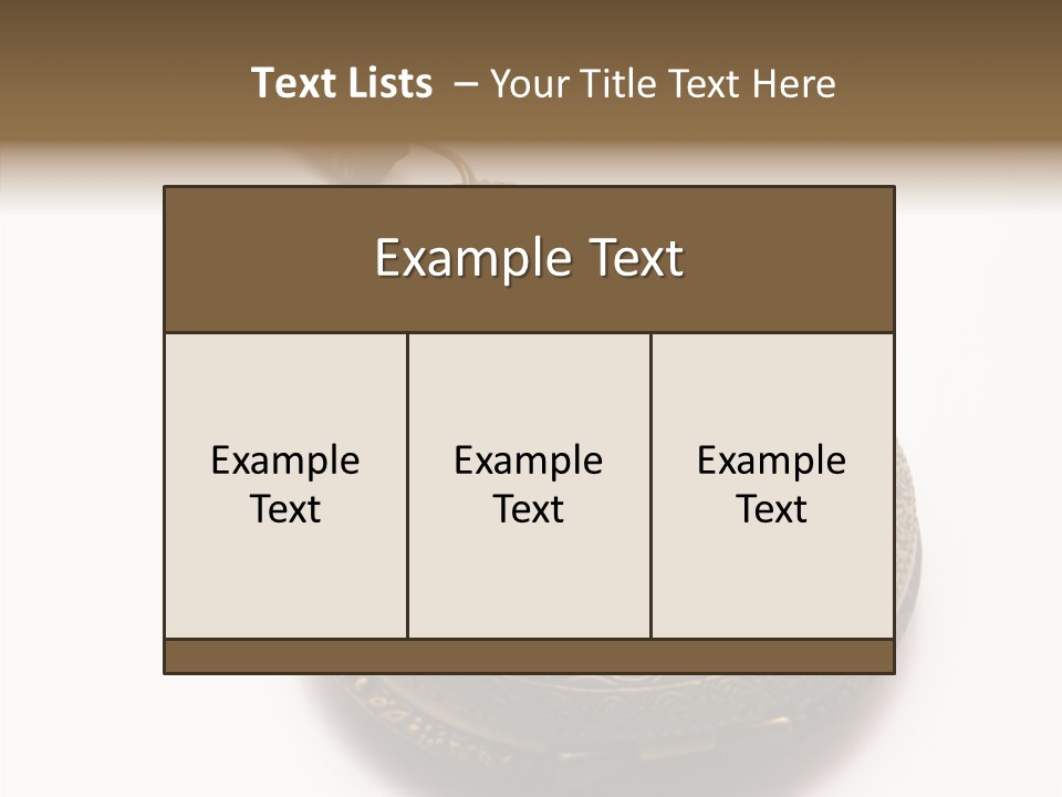 Cogs Ornate Minute PowerPoint Template