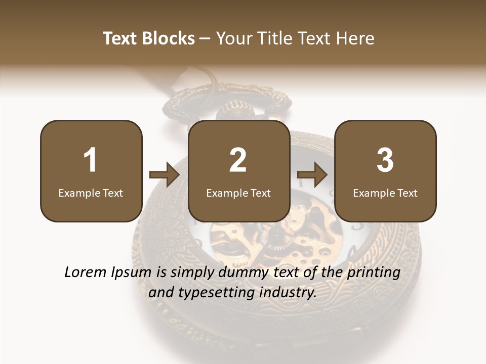 Cogs Ornate Minute PowerPoint Template