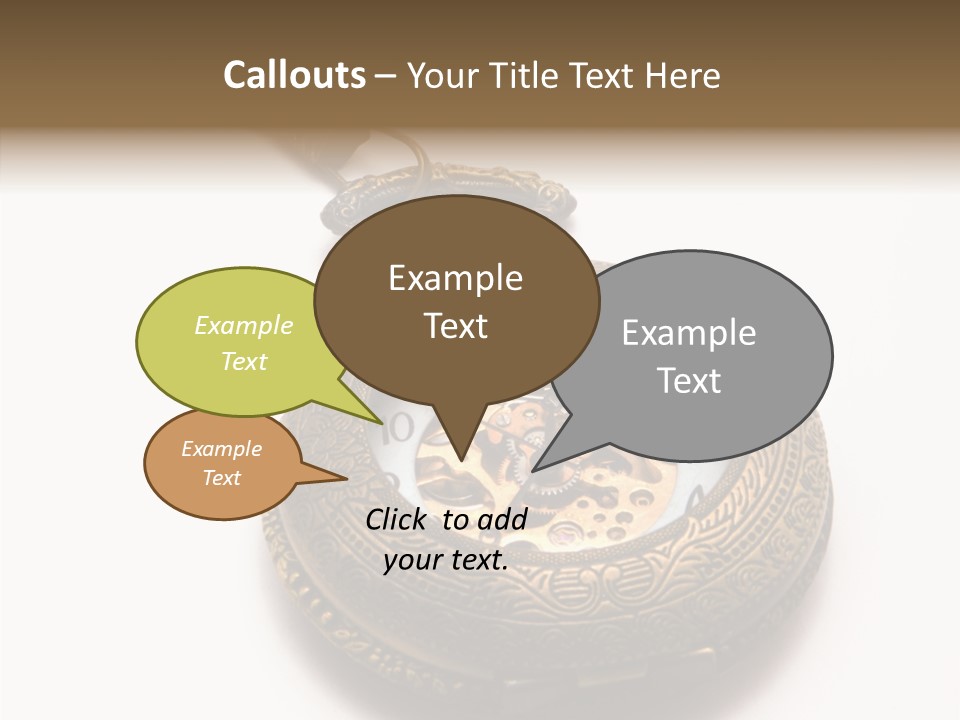 Cogs Ornate Minute PowerPoint Template