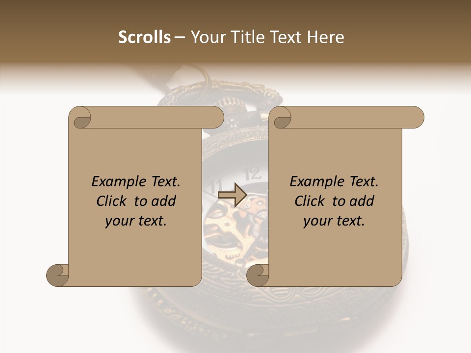 Cogs Ornate Minute PowerPoint Template